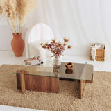 Măsuță de cafea Escape, Diverse culori, Diverse dimensiuni - Nuc - 105x65x30 cm | SKU: 552NOS2232 | Măsuță de cafea Escape, varianta Nuc - 105x65x30 cm, produs pentru amenajarea locuinței, disponibil online în România la CasaMob