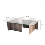 Măsuță de cafea Escape, Diverse culori, Diverse dimensiuni - Nuc - 105x65x30 cm | SKU: 552NOS2232 | Măsuță de cafea Escape, varianta Nuc - 105x65x30 cm, produs pentru amenajarea locuinței, disponibil online în România la CasaMob
