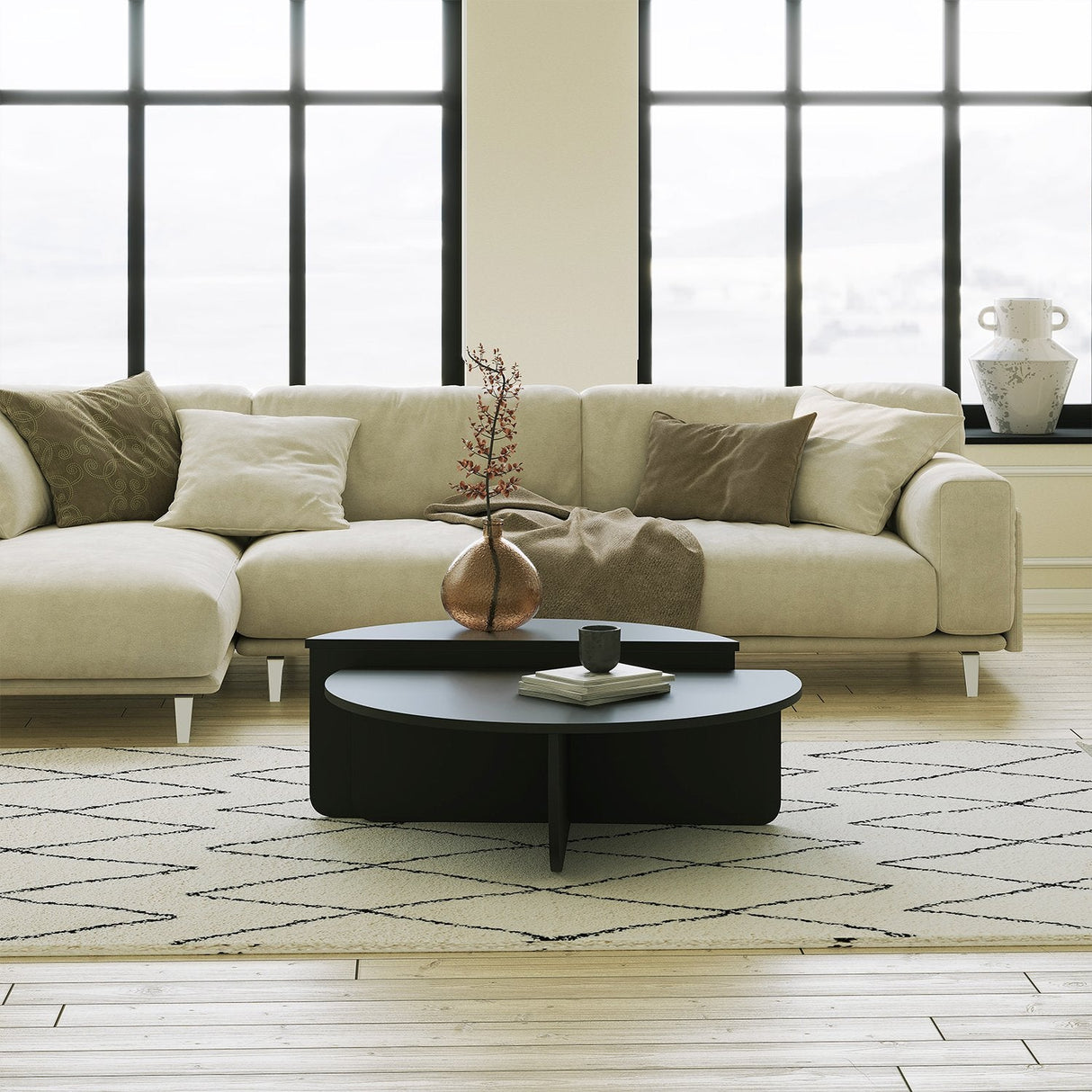 Măsuță de cafea Podium, Diverse culori, Diverse dimensiuni - Negru - 90x60x30 cm | SKU: 552NOS2475 | Măsuță de cafea Podium, varianta Negru - 90x60x30 cm, produs pentru amenajarea locuinței, disponibil online în România la CasaMob