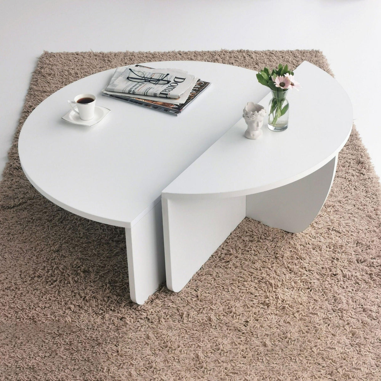 Măsuță de cafea Podium, Diverse culori, Diverse dimensiuni - Alb - 90x60x30 cm | SKU: 552NOS2233 | Măsuță de cafea Podium, varianta Alb - 90x60x30 cm, produs pentru amenajarea locuinței, disponibil online în România la CasaMob
