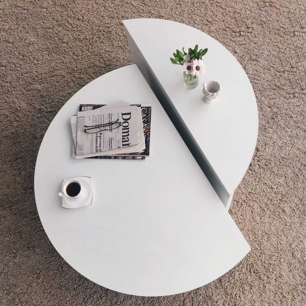 Măsuță de cafea Podium, Diverse culori, Diverse dimensiuni - Alb - 90x60x30 cm | SKU: 552NOS2233 | Măsuță de cafea Podium, varianta Alb - 90x60x30 cm, produs pentru amenajarea locuinței, disponibil online în România la CasaMob