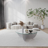 Măsuță de cafea Lily, Diverse culori, Diverse configurații, Diverse dimensiuni - Alb - 90x90x30 cm - Standard | SKU: 552NOS2237 | Măsuță de cafea Lily, varianta Alb - 90x90x30 cm - Standard, produs pentru amenajarea locuinței, disponibil online în România la CasaMob