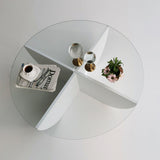 Măsuță de cafea Lily, Diverse culori, Diverse configurații, Diverse dimensiuni - Alb - 90x90x30 cm - Standard | SKU: 552NOS2237 | Măsuță de cafea Lily, varianta Alb - 90x90x30 cm - Standard, produs pentru amenajarea locuinței, disponibil online în România la CasaMob