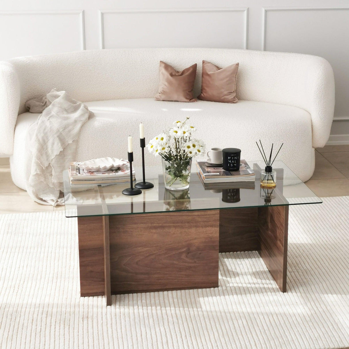 Măsuță de cafea New Escape, Diverse culori, 105x65x40 cm - Nuc | SKU: 552NOS2244 | Măsuță de cafea New Escape, 105x65x40 cm, varianta Nuc, produs pentru amenajarea locuinței, disponibil online în România la CasaMob