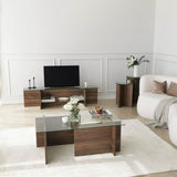 Măsuță de cafea New Escape, Diverse culori, 105x65x40 cm - Nuc | SKU: 552NOS2244 | Măsuță de cafea New Escape, 105x65x40 cm, varianta Nuc, produs pentru amenajarea locuinței, disponibil online în România la CasaMob