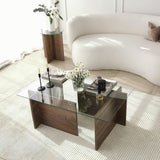 Măsuță de cafea New Escape, Diverse culori, 105x65x40 cm - Nuc | SKU: 552NOS2244 | Măsuță de cafea New Escape, 105x65x40 cm, varianta Nuc, produs pentru amenajarea locuinței, disponibil online în România la CasaMob