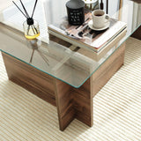 Măsuță de cafea New Escape, Diverse culori, 105x65x40 cm - Nuc | SKU: 552NOS2244 | Măsuță de cafea New Escape, 105x65x40 cm, varianta Nuc, produs pentru amenajarea locuinței, disponibil online în România la CasaMob