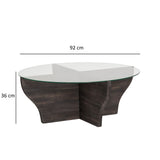 Măsuță de cafea Amphora, Diverse culori, Diverse dimensiuni - Antracit - 92x92x36 cm | SKU: 552NOS2257 | Măsuță de cafea Amphora, varianta Antracit - 92x92x36 cm, produs pentru amenajarea locuinței, disponibil online în România la CasaMob