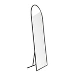 Oglindă mare Portal, Negru mat, 65x2x180 cm