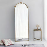 Oglindă mare Portal A903, Auriu mat, 65x2x180 cm