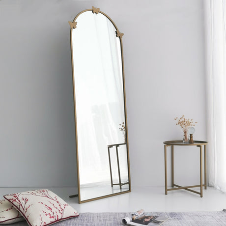 Oglindă mare Portal A903, Auriu mat, 65x2x180 cm