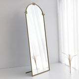Oglindă mare Portal A903, Auriu mat, 65x2x180 cm