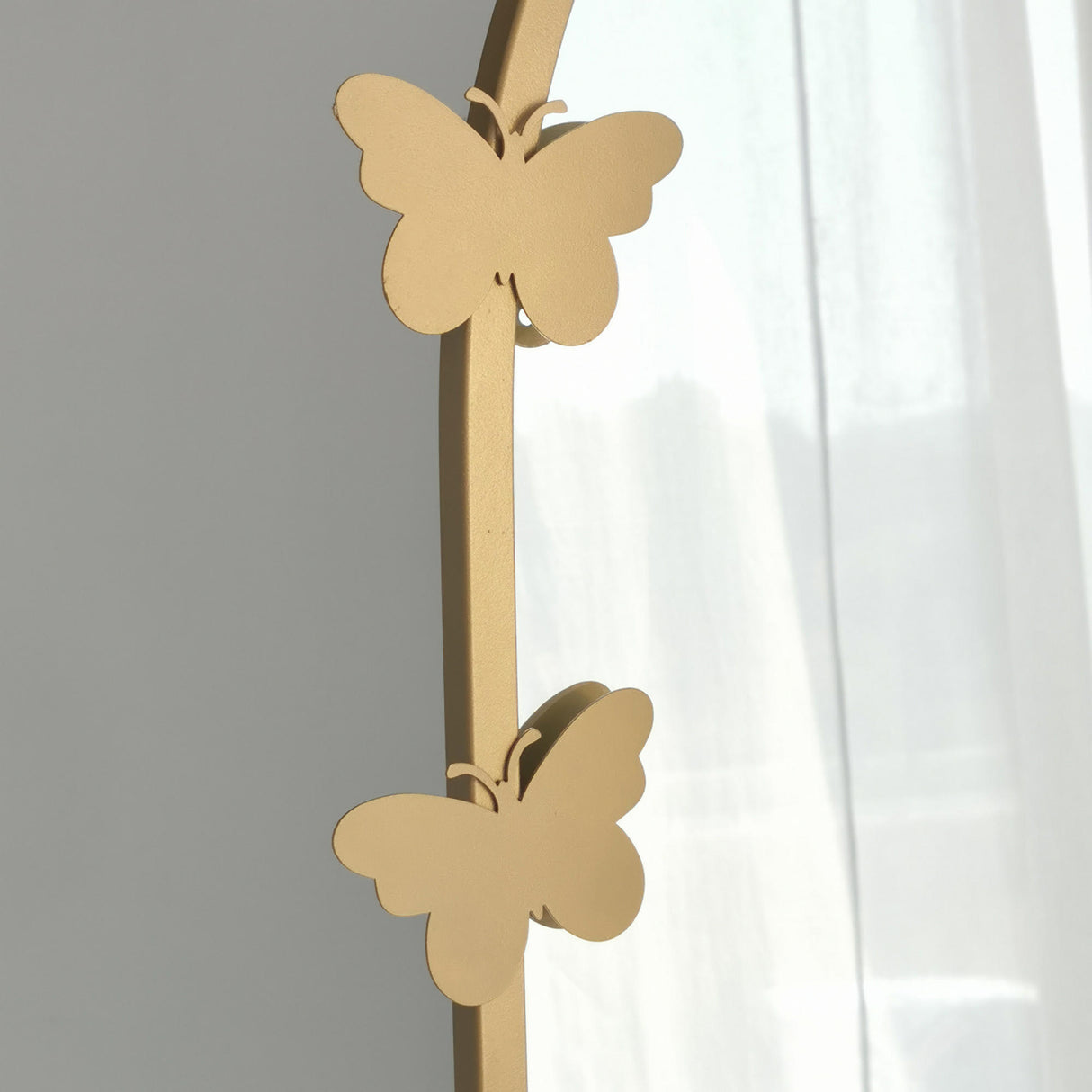 Oglindă mare Portal A903, Auriu mat, 65x2x180 cm