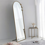 Oglindă mare Portal A904, Auriu mat, 65x2x180 cm