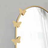 Oglindă mare Portal A904, Auriu mat, 65x2x180 cm