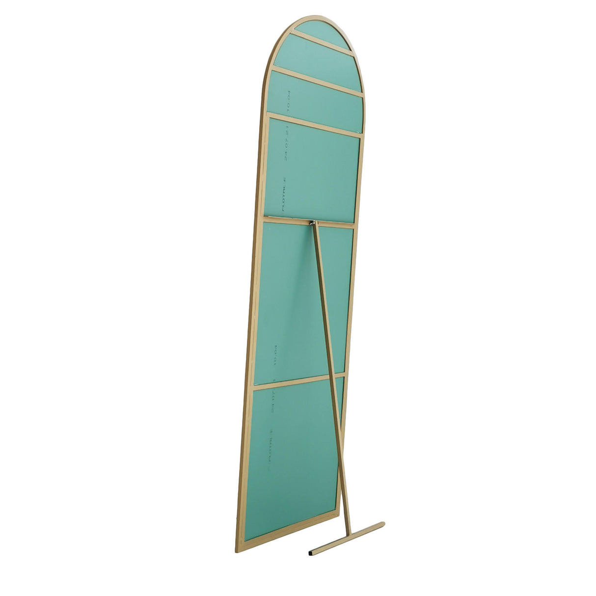 Oglindă mare Portal A904, Auriu mat, 65x2x180 cm