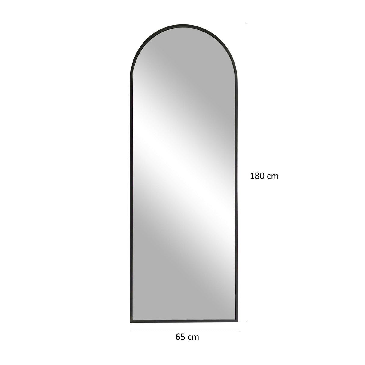 Oglindă mare Portal A904, Auriu mat, 65x2x180 cm