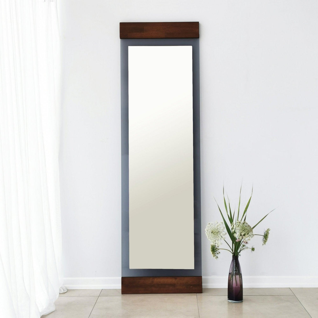 Oglindă mare Murano, Diverse culori, 50x3x170 cm - Nuc - Fumuriu | SKU: 552NOS2327 | Oglindă mare Murano, 50x3x170 cm, varianta Nuc - Fumuriu, produs pentru amenajarea locuinței, disponibil online în România la CasaMob