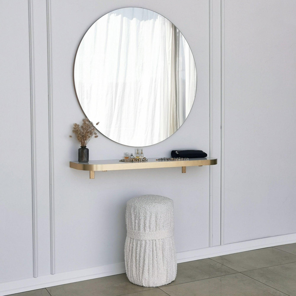 Oglindă Gold 90, Aur, 2x90x90 cm, SKU 552NOS2333