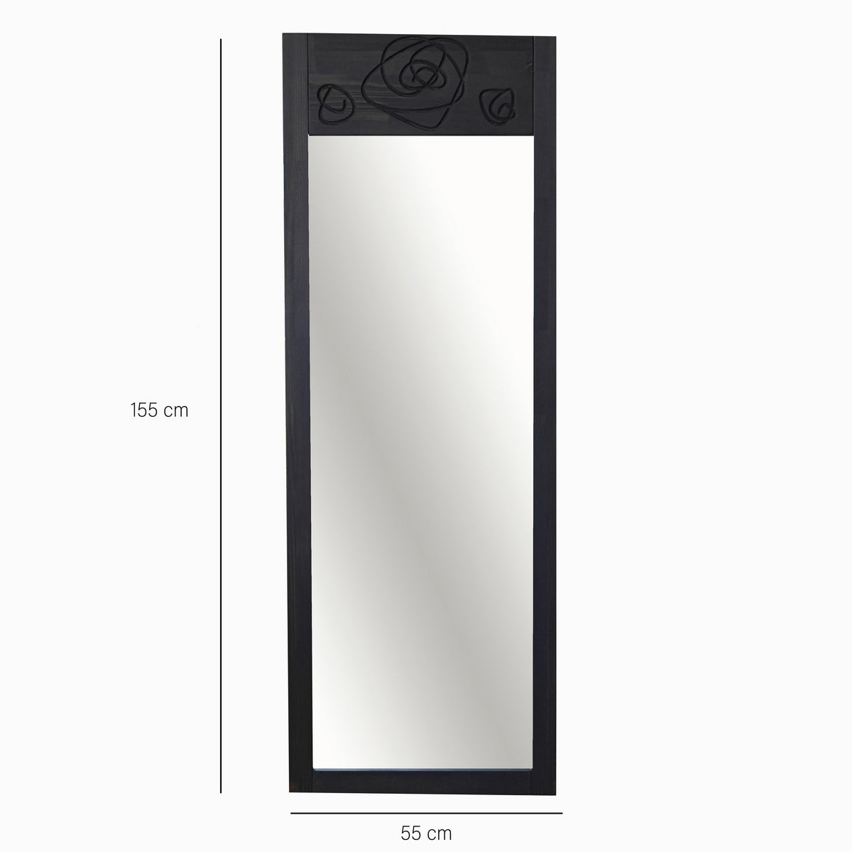 Oglindă mare Roses, Diverse culori, 55x2x155 cm, SKU 552NOS2349, imagine 6