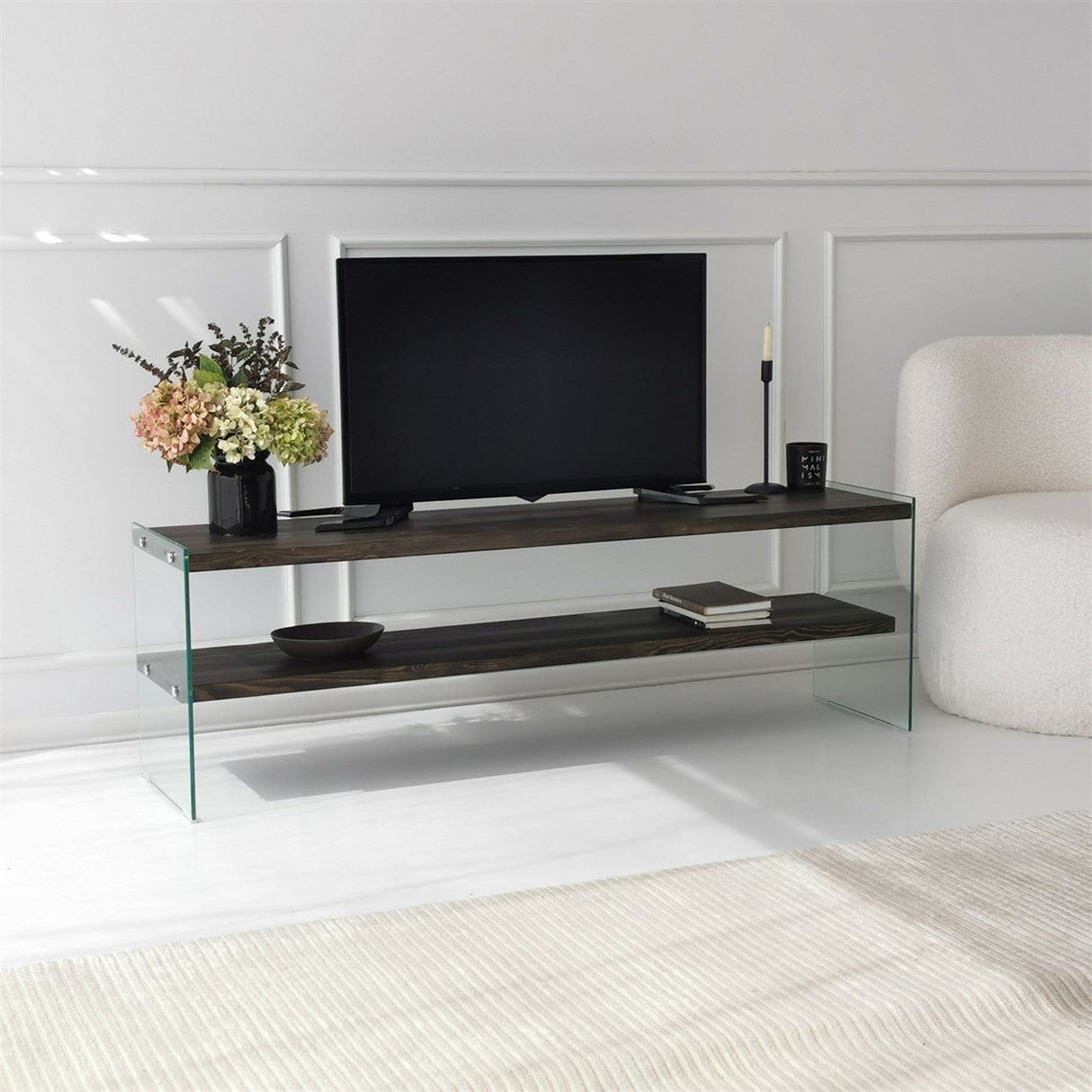 Mobila Aqua TV 140x35 - Anthracite, SKU 552NOS2361