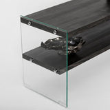 Mobila Aqua TV 140x35 - Anthracite, SKU 552NOS2361