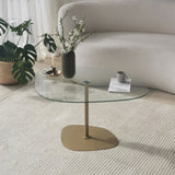 Măsuță de cafea Soho, Diverse culori, 85x67x40 cm - Transparent - Auriu | SKU: 552NOS2380 | Măsuță de cafea Soho, 85x67x40 cm, varianta Transparent - Auriu, produs pentru amenajarea locuinței, disponibil online în România la CasaMob