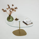 Măsuță de cafea Soho, Diverse culori, 85x67x40 cm - Transparent - Auriu | SKU: 552NOS2380 | Măsuță de cafea Soho, 85x67x40 cm, varianta Transparent - Auriu, produs pentru amenajarea locuinței, disponibil online în România la CasaMob