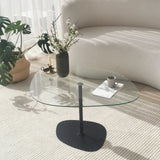 Măsuță de cafea Soho, Diverse culori, 85x67x40 cm - Transparent - Negru | SKU: 552NOS2381 | Măsuță de cafea Soho, 85x67x40 cm, varianta Transparent - Negru, produs pentru amenajarea locuinței, disponibil online în România la CasaMob