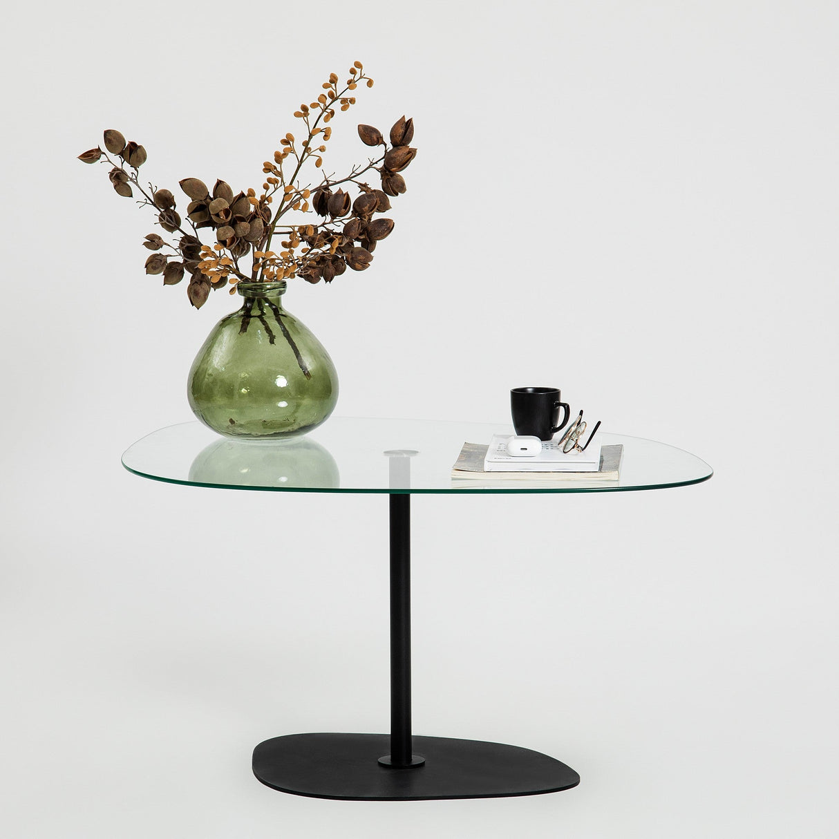 Măsuță de cafea Soho, Diverse culori, 85x67x40 cm - Transparent - Negru | SKU: 552NOS2381 | Măsuță de cafea Soho, 85x67x40 cm, varianta Transparent - Negru, produs pentru amenajarea locuinței, disponibil online în România la CasaMob