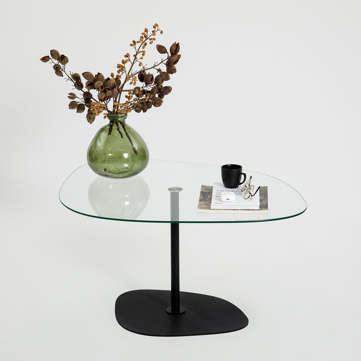Măsuță de cafea Soho, Diverse culori, 85x67x40 cm - Transparent - Negru | SKU: 552NOS2381 | Măsuță de cafea Soho, 85x67x40 cm, varianta Transparent - Negru, produs pentru amenajarea locuinței, disponibil online în România la CasaMob