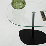 Măsuță de cafea Soho, Diverse culori, 85x67x40 cm - Transparent - Negru | SKU: 552NOS2381 | Măsuță de cafea Soho, 85x67x40 cm, varianta Transparent - Negru, produs pentru amenajarea locuinței, disponibil online în România la CasaMob