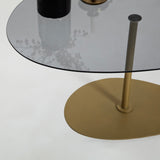 Măsuță de cafea Porto, Diverse culori, 90x60x40 cm - Gri închis - Auriu | SKU: 552NOS2382 | Măsuță de cafea Porto, 90x60x40 cm, varianta Gri închis - Auriu, produs pentru amenajarea locuinței, disponibil online în România la CasaMob