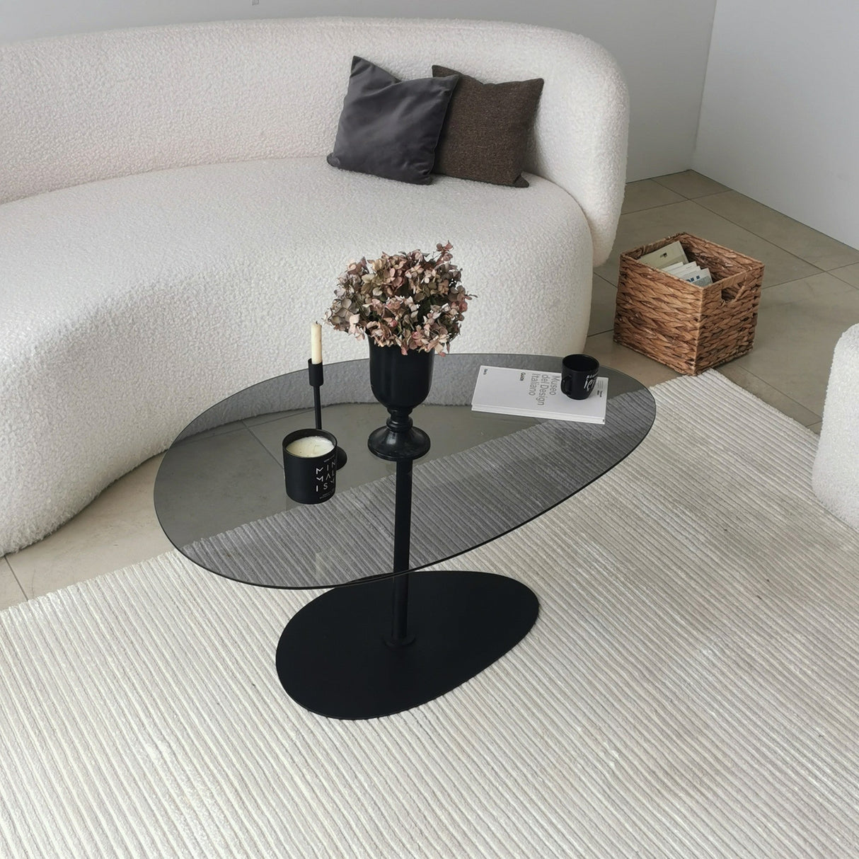 Măsuță de cafea Porto, Diverse culori, 90x60x40 cm - Gri închis - Negru | SKU: 552NOS2383 | Măsuță de cafea Porto, 90x60x40 cm, varianta Gri închis - Negru, produs pentru amenajarea locuinței, disponibil online în România la CasaMob