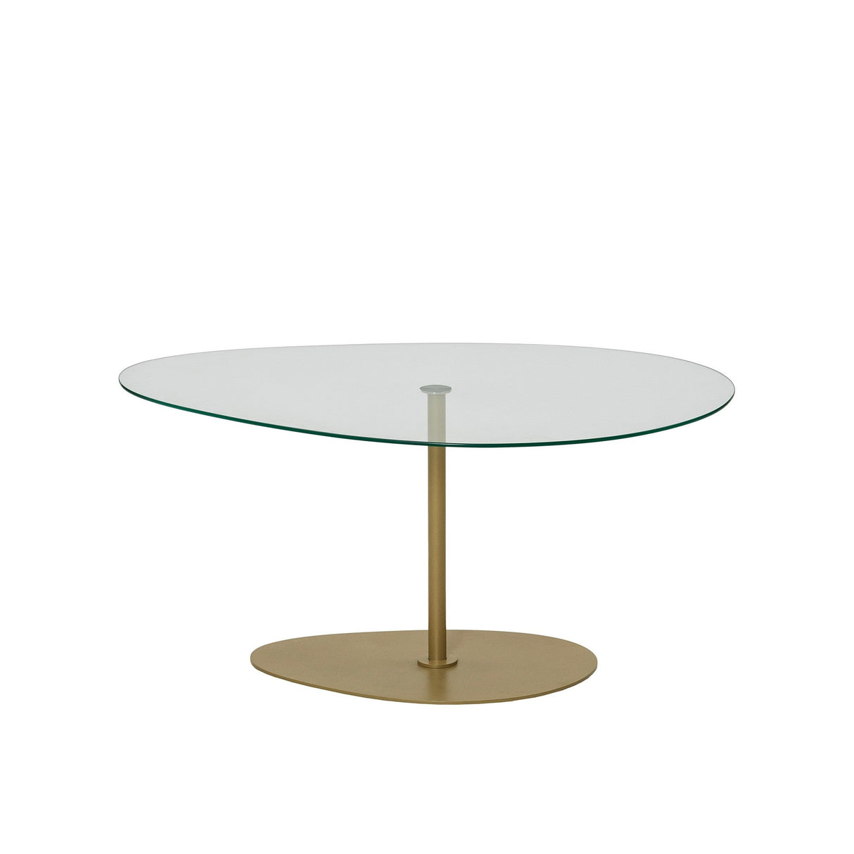 Măsuță de cafea Porto, Diverse culori, 90x60x40 cm - Transparent - Auriu | SKU: 552NOS2384 | Măsuță de cafea Porto, 90x60x40 cm, varianta Transparent - Auriu, produs pentru amenajarea locuinței, disponibil online în România la CasaMob
