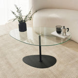 Măsuță de cafea Porto, Diverse culori, 90x60x40 cm - Transparent - Negru | SKU: 552NOS2385 | Măsuță de cafea Porto, 90x60x40 cm, varianta Transparent - Negru, produs pentru amenajarea locuinței, disponibil online în România la CasaMob