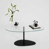 Măsuță de cafea Porto, Diverse culori, 90x60x40 cm - Transparent - Negru | SKU: 552NOS2385 | Măsuță de cafea Porto, 90x60x40 cm, varianta Transparent - Negru, produs pentru amenajarea locuinței, disponibil online în România la CasaMob