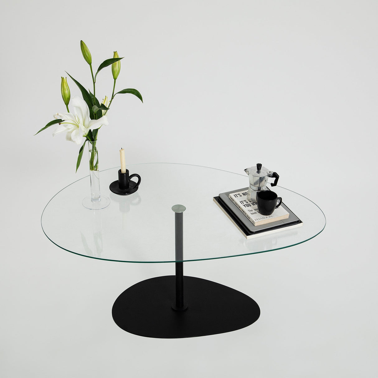 Măsuță de cafea Porto, Diverse culori, 90x60x40 cm - Transparent - Negru | SKU: 552NOS2385 | Măsuță de cafea Porto, 90x60x40 cm, varianta Transparent - Negru, produs pentru amenajarea locuinței, disponibil online în România la CasaMob