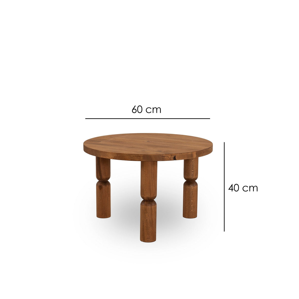 Măsuță de cafea Ida 60, Diverse culori, 60x60x40 cm - Castaniu | SKU: 552NOS2387 | Măsuță de cafea Ida 60, 60x60x40 cm, varianta Castaniu, produs pentru amenajarea locuinței, disponibil online în România la CasaMob