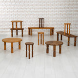 Măsuță de cafea Ida 60, Diverse culori, 60x60x40 cm - Castaniu | SKU: 552NOS2387 | Măsuță de cafea Ida 60, 60x60x40 cm, varianta Castaniu, produs pentru amenajarea locuinței, disponibil online în România la CasaMob
