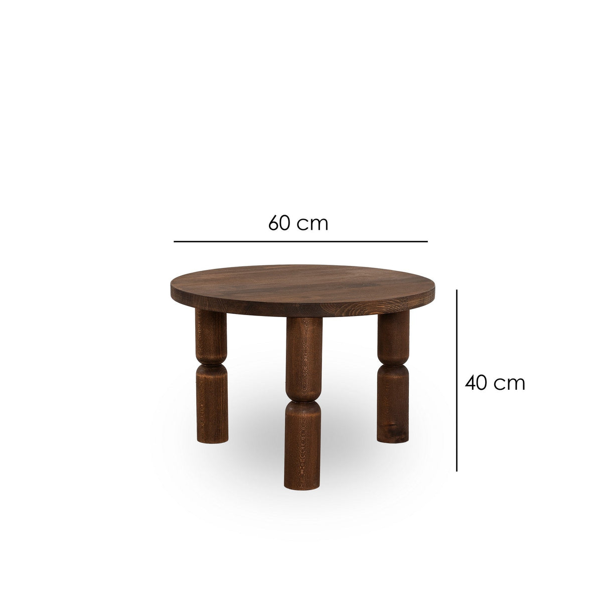 Măsuță de cafea Ida 60, Diverse culori, 60x60x40 cm - Nuc | SKU: 552NOS2388 | Măsuță de cafea Ida 60, 60x60x40 cm, varianta Nuc, produs pentru amenajarea locuinței, disponibil online în România la CasaMob