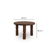Măsuță de cafea Ida 60, Diverse culori, 60x60x40 cm - Nuc | SKU: 552NOS2388 | Măsuță de cafea Ida 60, 60x60x40 cm, varianta Nuc, produs pentru amenajarea locuinței, disponibil online în România la CasaMob