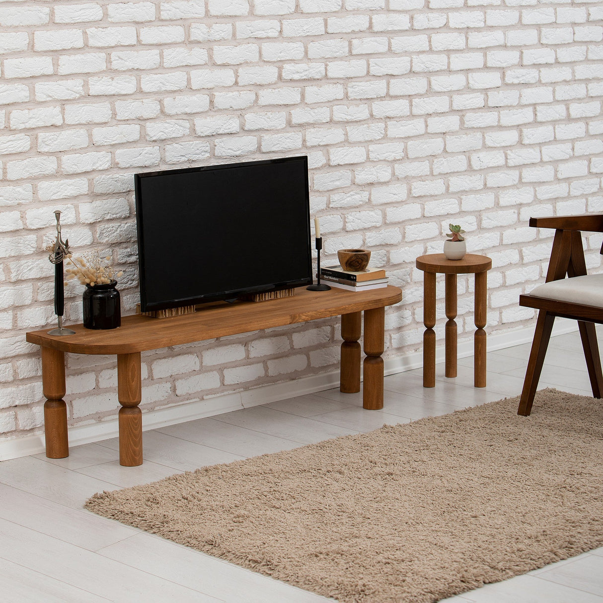 Mobilier Ida 140x35 - Chesnut, SKU 552NOS2391
