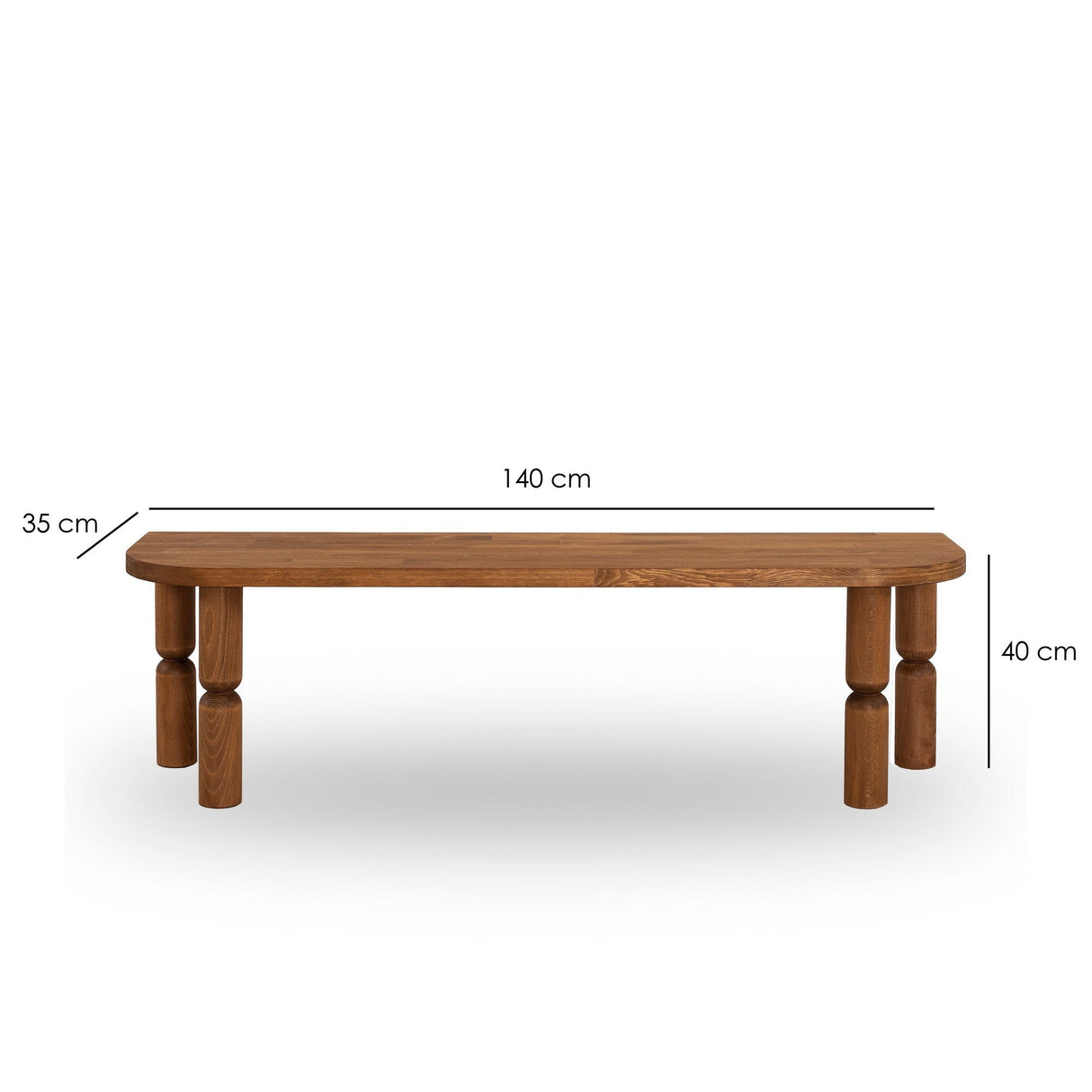 Mobilier Ida 140x35 - Chesnut, SKU 552NOS2391