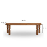Mobilier Ida 140x35 - Chesnut, SKU 552NOS2391