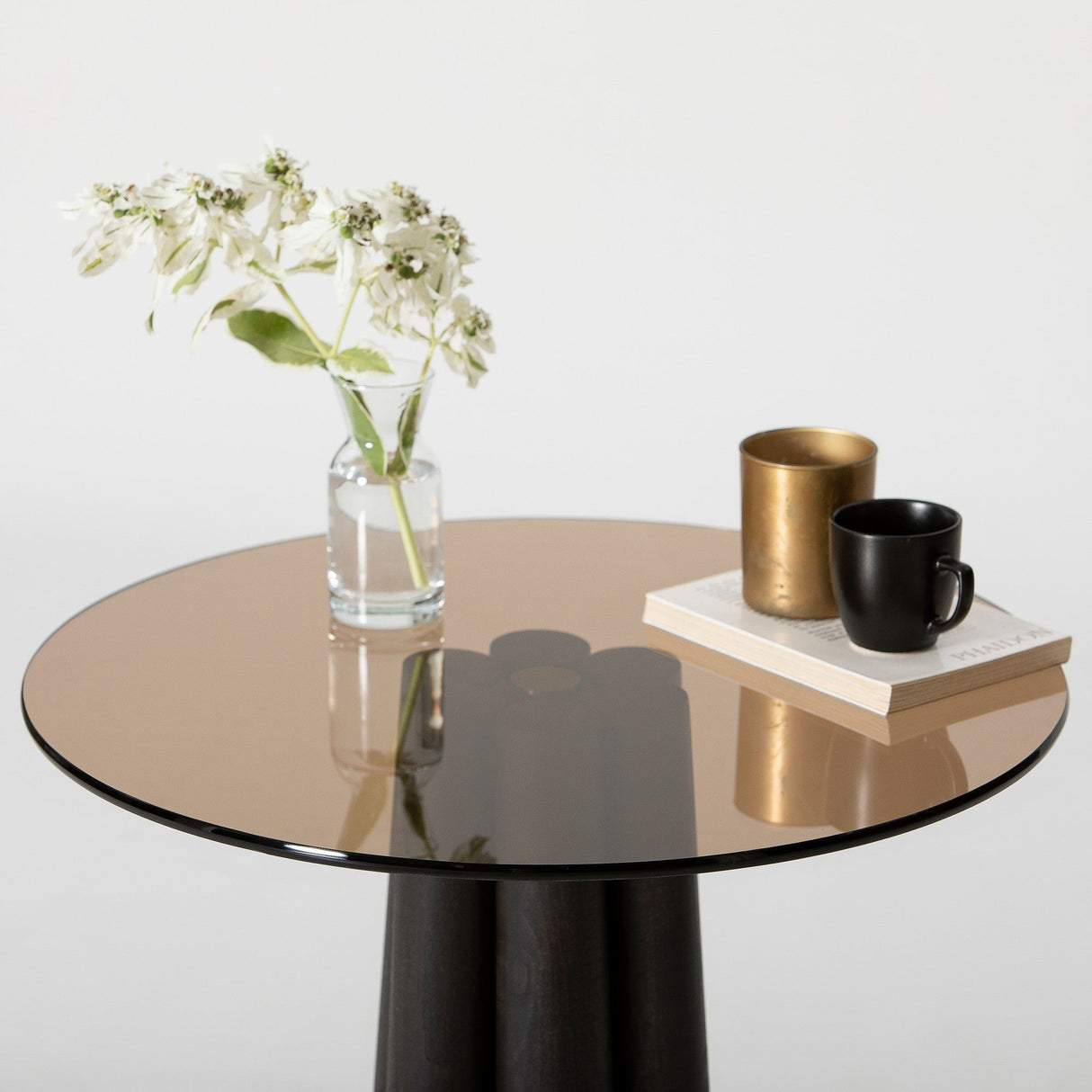 Măsuță de cafea Thales, Diverse culori, 50x50x50 cm - Negru - Bronz | SKU: 552NOS2397 | Măsuță de cafea Thales, 50x50x50 cm, varianta Negru - Bronz, produs pentru amenajarea locuinței, disponibil online în România la CasaMob