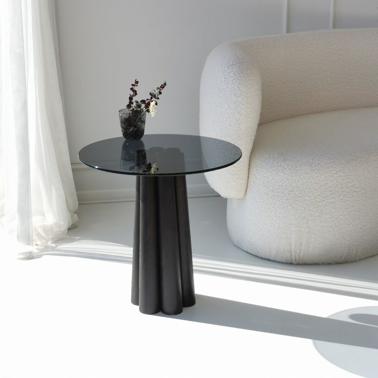 Măsuță de cafea Thales, Diverse culori, 50x50x50 cm - Gri închis - Negru | SKU: 552NOS2398 | Măsuță de cafea Thales, 50x50x50 cm, varianta Gri închis - Negru, produs pentru amenajarea locuinței, disponibil online în România la CasaMob