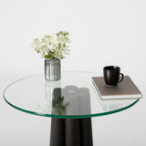 Măsuță de cafea Thales, Diverse culori, 50x50x50 cm - Transparent - Negru | SKU: 552NOS2401 | Măsuță de cafea Thales, 50x50x50 cm, varianta Transparent - Negru, produs pentru amenajarea locuinței, disponibil online în România la CasaMob