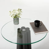 Măsuță de cafea Thales, Diverse culori, 50x50x50 cm - Transparent - Negru | SKU: 552NOS2401 | Măsuță de cafea Thales, 50x50x50 cm, varianta Transparent - Negru, produs pentru amenajarea locuinței, disponibil online în România la CasaMob