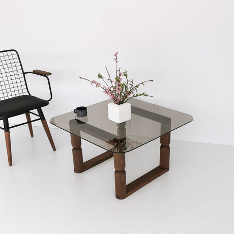 Măsuță de cafea Stoa, Bronze, 80x80x42 cm